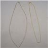 Image 2 : Set of Two - 14K Gold over Sterling Silver Chains