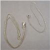 Image 1 : Set of 2 Sterling Silver 925 Chains