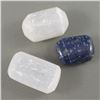 Image 3 : Lot of 2 Selenite Crystals & 1 Lapis Lazuli Stone