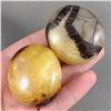 Image 1 : Set of 2 Septarian Dragonstone Polished Gallets - Madagascar