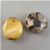 Image 3 : Set of 2 Septarian Dragonstone Polished Gallets - Madagascar