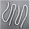 Image 2 : Lot of 2 Strands of Aquamarine Beads 8mm