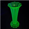 Image 1 : Vintage Uranium Ware Glass Vase 5.75"