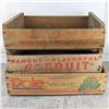 Image 1 : Set of 3 Vintage Wooden Fruit Boxes