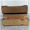 Image 2 : Set of 3 Vintage Wooden Fruit Boxes