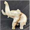 Image 1 : Large Onyx Stone Elephant Statue