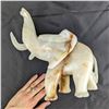 Image 5 : Large Onyx Stone Elephant Statue