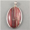 Image 1 : Red Jasper 925 Sterling Pendant