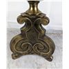 Image 10 : MCM Brass Lamp 41" tall