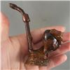 Image 4 : Vintage Handmade South American Tocte Nut Alligator Pipe