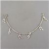 Image 3 : 925 Sterling Silver Music Note Bracelet - 7.25"