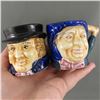 Image 1 : Set of 2 Vintage Toby Face Mugs - Occupied Japan