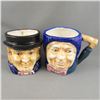 Image 2 : Set of 2 Vintage Toby Face Mugs - Occupied Japan