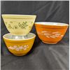 Image 1 : Set of 3 Vintage Pyrex Bowls 750ml