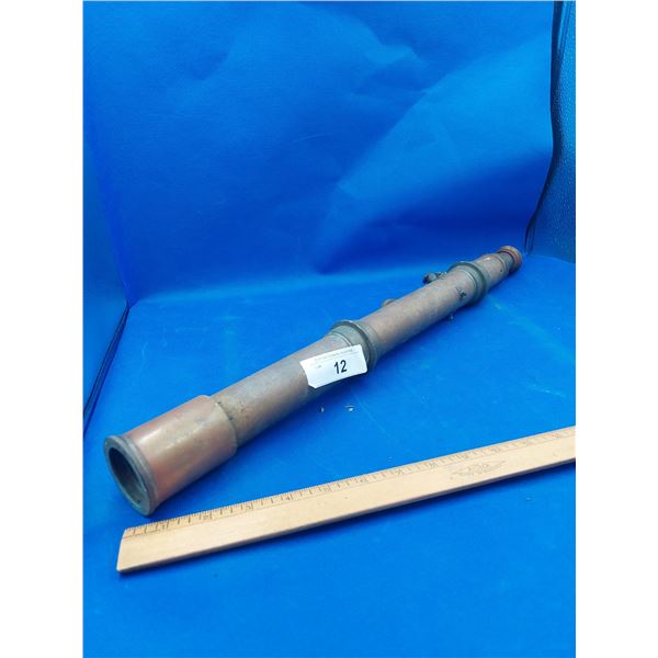 ANTIQUE BRASS SHIP'S SPOTTING SCOPE