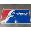 Image 1 : VINTAGE ICONIC GREYHOUND CANADA METAL BUS DEPOT SIGN