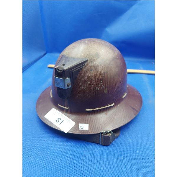 1940'S MINER'S HARD HAT