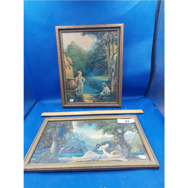 TWO 1920'S FRAMED PRINTS