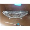 Image 2 : LARGE HEAVY CRYSTAL CANDY DISH (COMES WITH LED CANDLES)