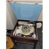 Image 2 : VERY OLD SEWING CHAIR WITH CONTENTS