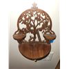 Image 1 : HANDMADE WOODEN SCROLL WALL SHELF