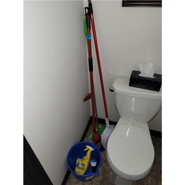 LOT OF CLEANING SUPPLIES (MAY BE ADDED TO)