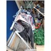 Image 1 : ROLLING CLOTHING RACK WITH CONTENTS