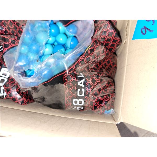 0.68 CALIBRE PAINTBALLS BLUE 500 +/- COUNT
