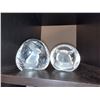 Image 1 : LOT OF 2 BEAUTIFUL ETCHED GLASS ANIMAL DECOR