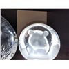 Image 2 : LOT OF 2 BEAUTIFUL ETCHED GLASS ANIMAL DECOR