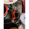 Image 2 : LARGE BIN OF CUPS, DISHES, MISC ITEMS