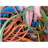 Image 2 : BOX OF EXTENSION CORDS, TOOLS, BOOSTER CABLES +