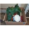 Image 1 : BOX OF CHRISTMAS DECOR