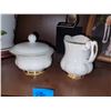 Image 2 : ROYAL ALBERT VAL D'OR CREAMER AND LIDDED SUGAR DISH