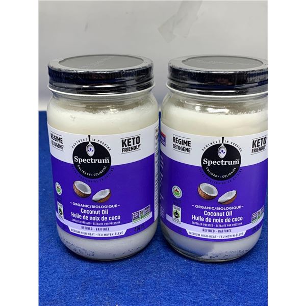 Spectrum Refined Organic Coconut Oil (2 x 414ml)