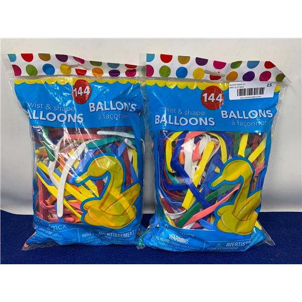 Twist & Shape Balloons (2 x 144ct)