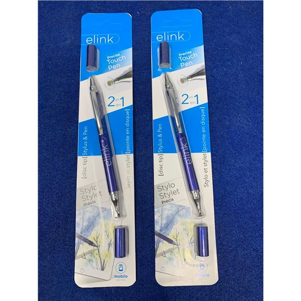 eLink Precise Touch Pen & Stylus (2ct)