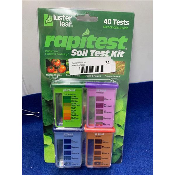 Luster Leaf Rapitest Soil Test Kit (40 Tests)