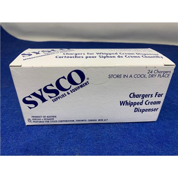 Sysco Chargers for Whipped Cream Dispenser (24 chargers)