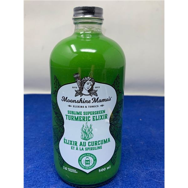Moonshine Mamas Sublime Supergreen Tumeric Elixir (500ml)