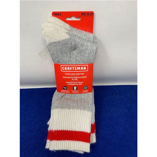 Craftsman Classic Wool Work Sock (size 10-13)