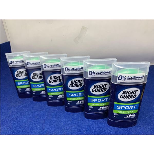 Right Guard Sport Deodorant- Aluminum Free (6 x 85g)