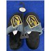 Image 1 : Vegas Knights Plush Slippers (youth 1-2)