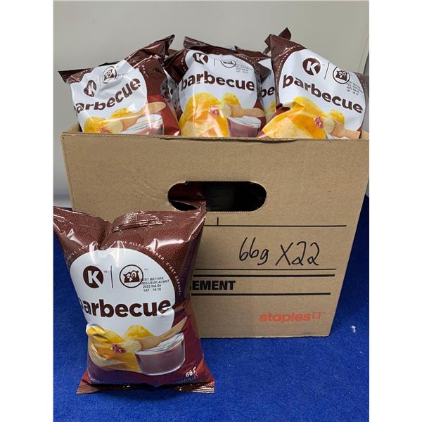 Circle K Barbecue Potato Chips (66g x 22)