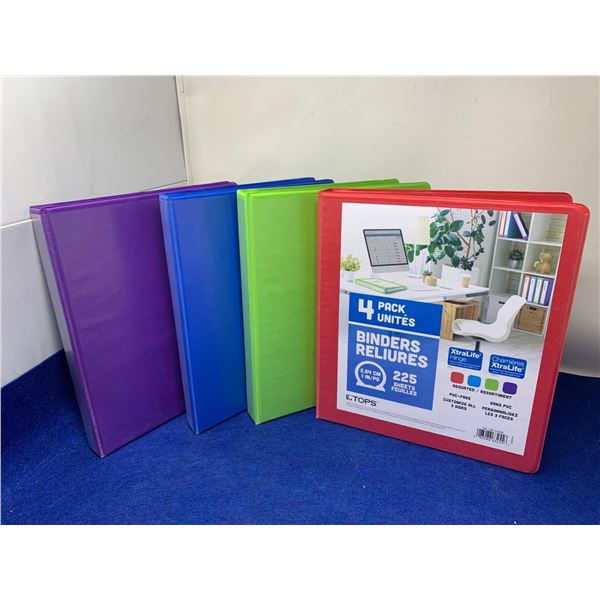 Lot of 4 Binders