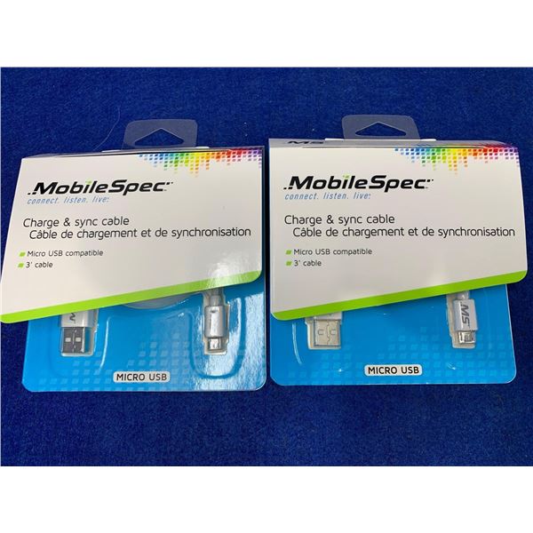 Mobile Spec Charge & Sync Cable (2ct)