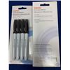 Image 2 : Staples Black Dry Erase Markers (2 x 4)