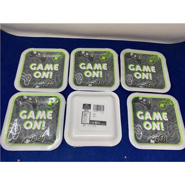 Lot of Level Up Party Plates (6 x 8)