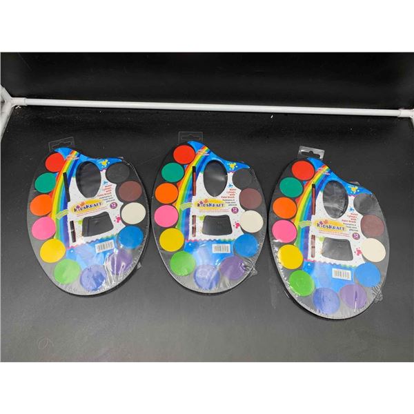 KidsKraft Water Colours with Paint Brush (3pks)