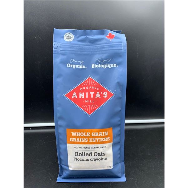 Anitas Organic Mill Whole Grain Rolled Oats (1kg)